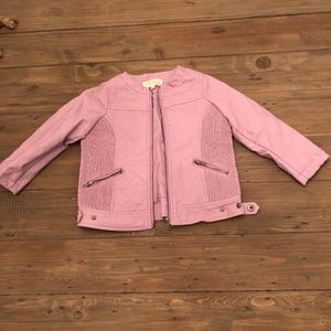Lavender Leather Jacket